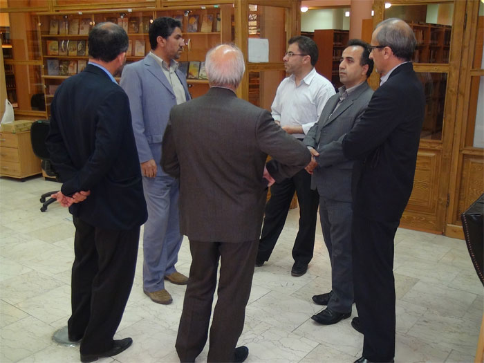 بازدیدمدیران ارشد شرکت گاز گلستان از موسسه (92/05/26)