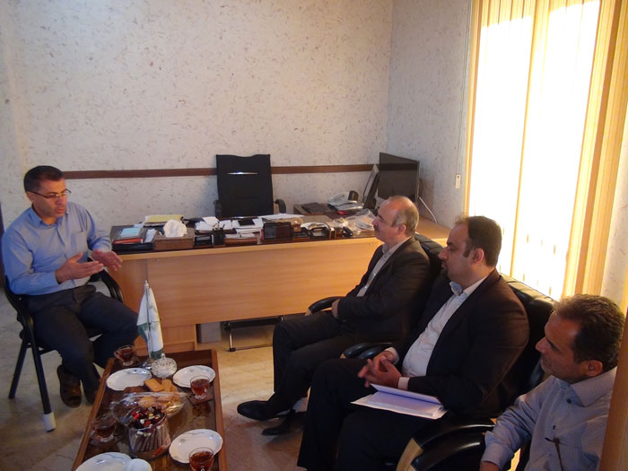 بازدید دکتر جهانشاهی و دکتر محمدی مدیرآموزش و مدیرکتابخانه دانشگاه علوم پزشکی گرگان (30-5-95)
