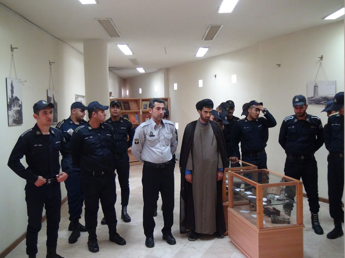 بازدید کارکنان و سربازان وظیفه زندان مرکزی گرگان(96/05/02)